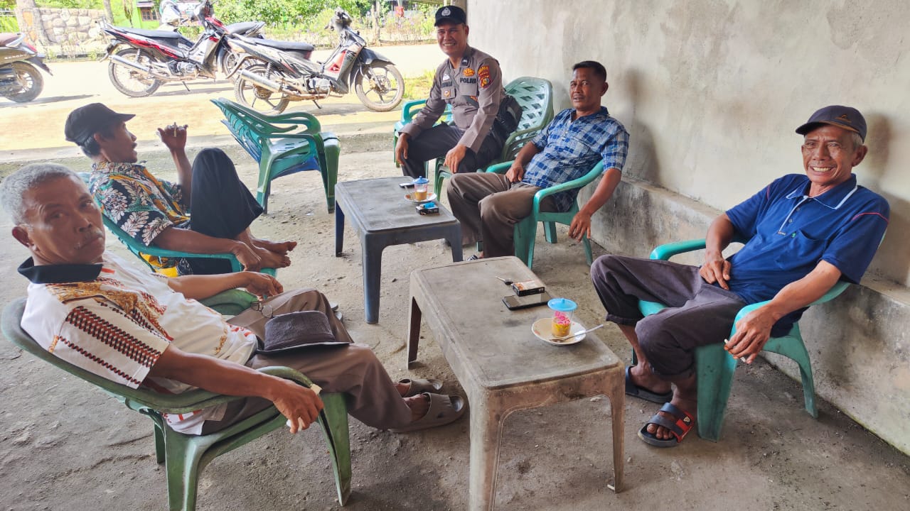 Jaga Kondusivitas, Polsek Bangko Pusako Ajak Masyarakat Wujudkan Pilkada Damai