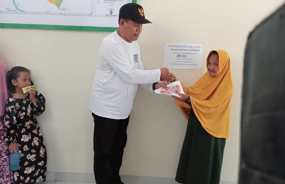 Baru Dua Desa di Kecamatan Inuman Kuantan Singingi yang Realisasi BLT DD Tahun 2024