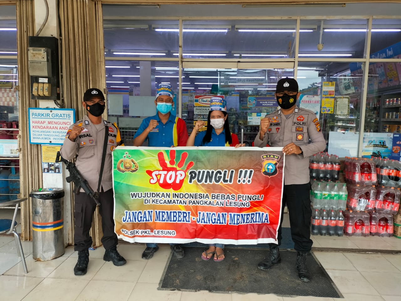 Cegah Praktik Pungli, Polsek Pangkalan Lesung Giatkan Sosialisasi