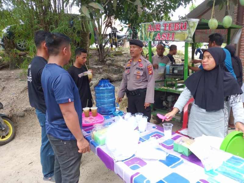 Polsek Minas Gelar Sosialisasi Damai Jelang Pilkada 2024 di Kampung Minas Barat