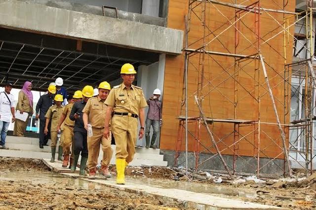 Pembangunan RSUD Pekanbaru selesai 50 Persen
