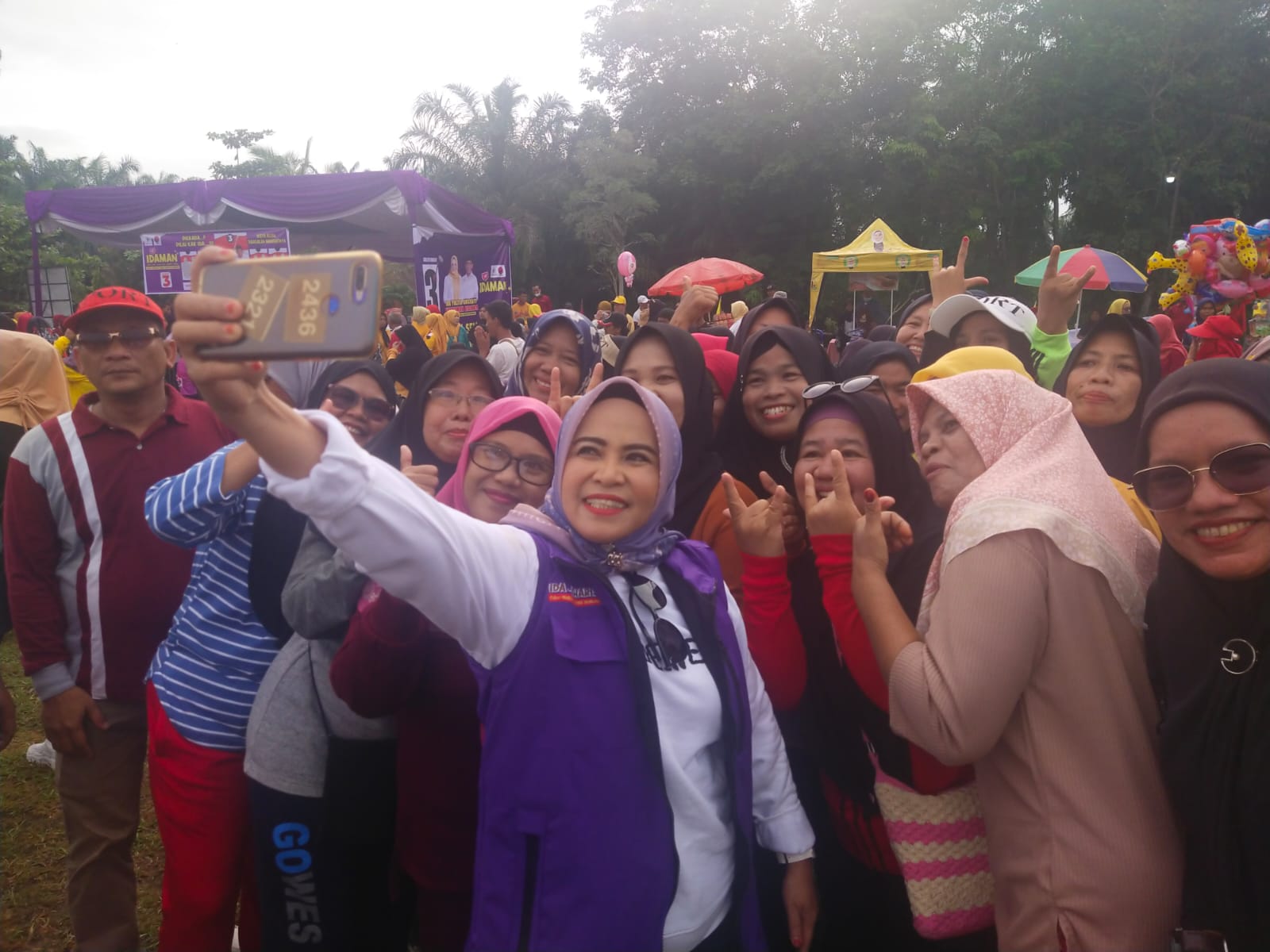 Kampanye Akbar Idaman di Bina Widya, Pendukung: Kemenangan Akan Segera Tiba