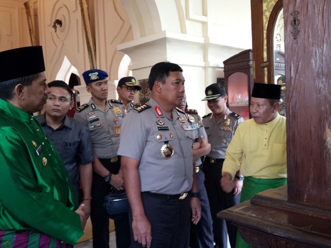 Irwasum Komjen Dwi Prayitno Kunjungi Istana Siak