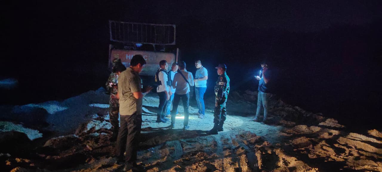 Polisi Gerebek Galian C Ilegal di Kampar, Operator dan Alat Berat Diamankan