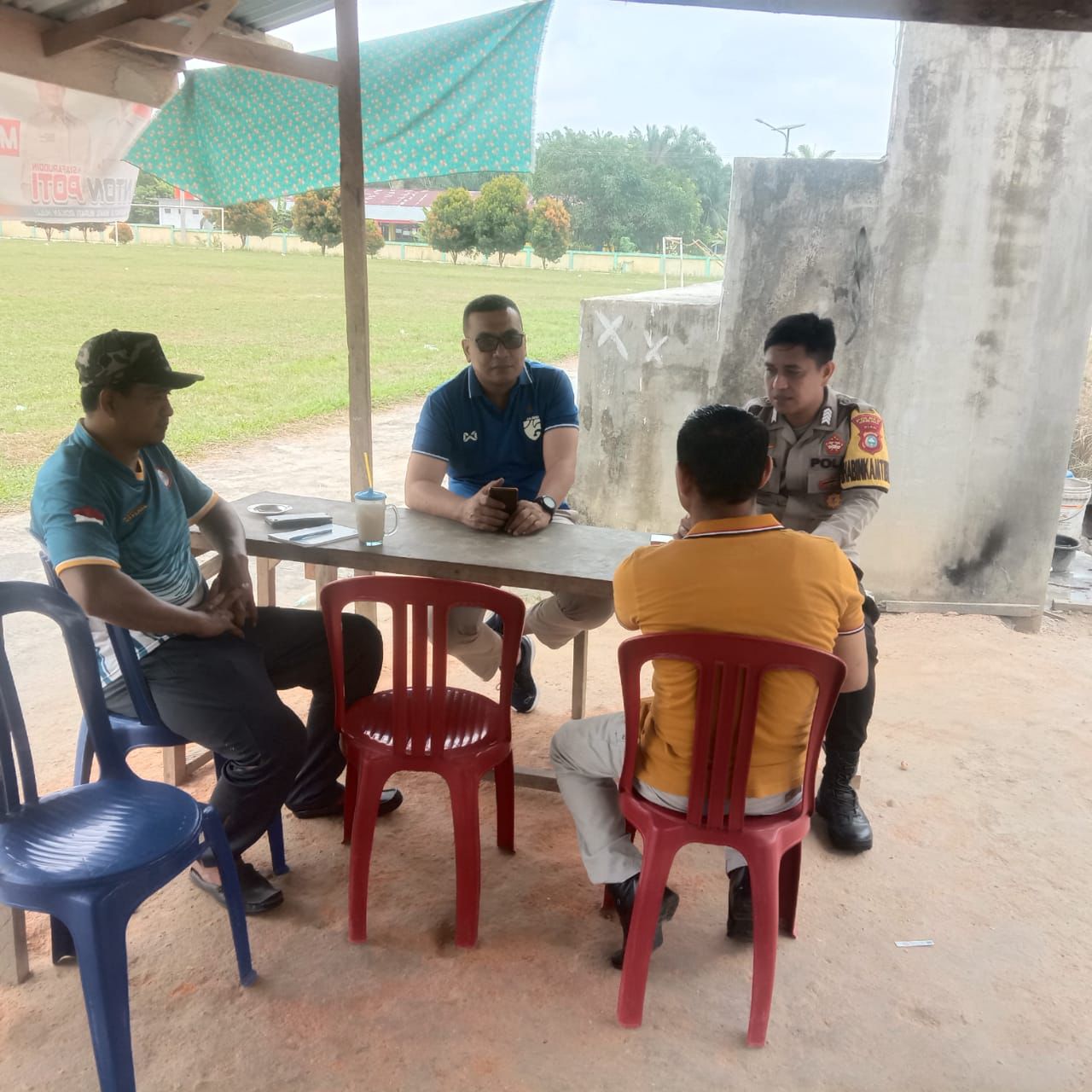 Bhabinkamtibmas Subsektor Kepenuhan Hulu Gelar Cooling System, Wujudkan Pilkada 2024 yang Aman dan Kondusif