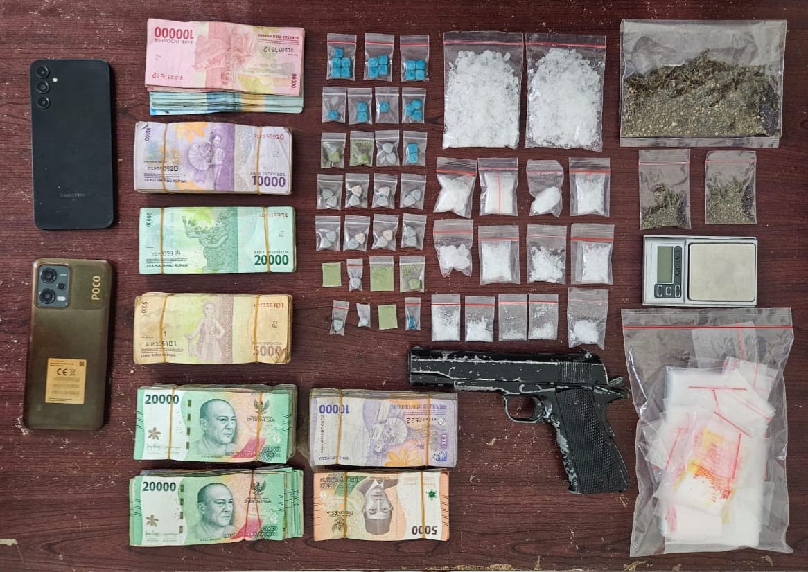 Pengedar Narkoba Berpistol di Bengkalis Ditangkap Polisi