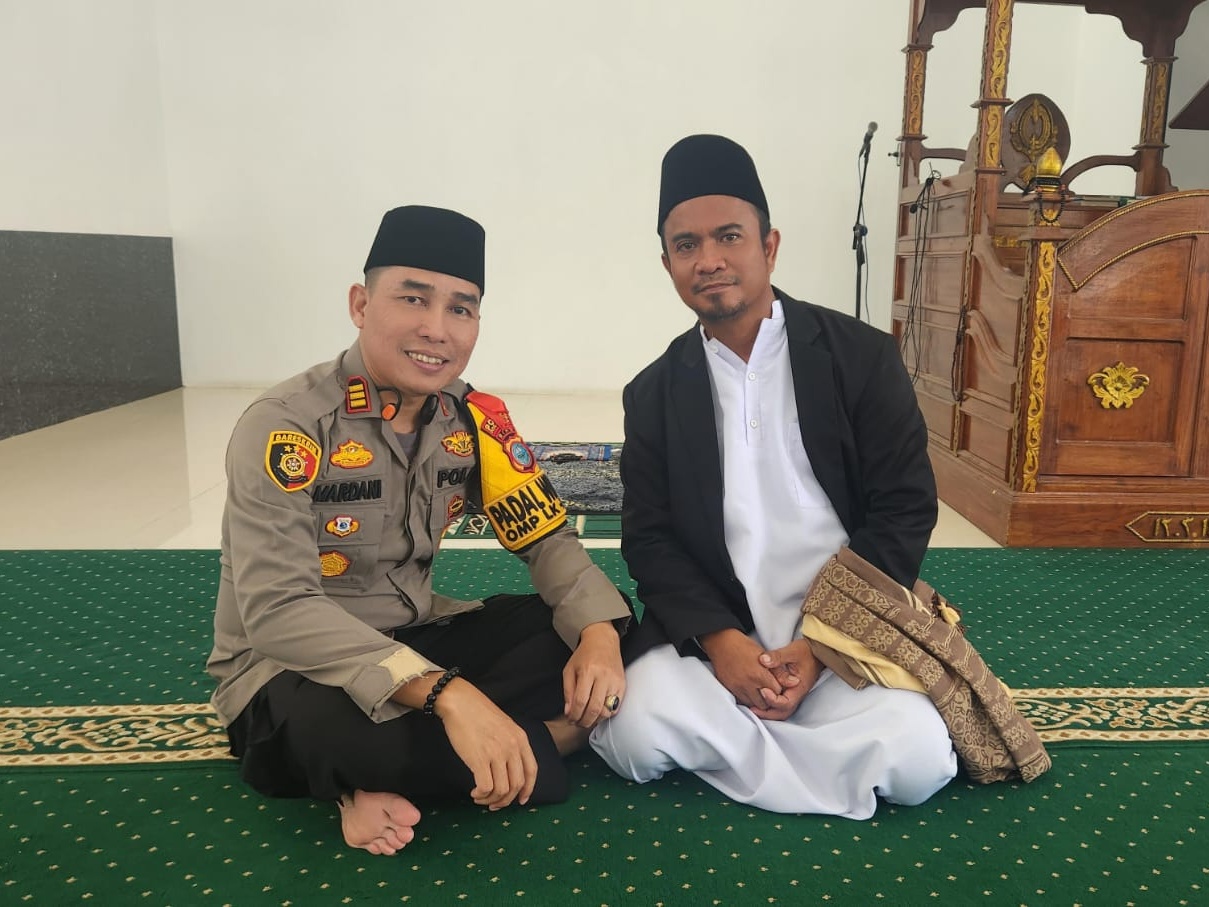 Kapolsek Kempas dan GP Ansor Jalin Sinergi untuk Pilkada Damai