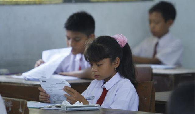 16.948 Murid SD di Pekanbaru Ikuti UN