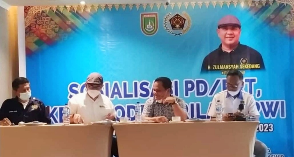 Zulmansyah Minta Anggota PWI Dumai Jaga Marwah Organisasi dan Profesi
