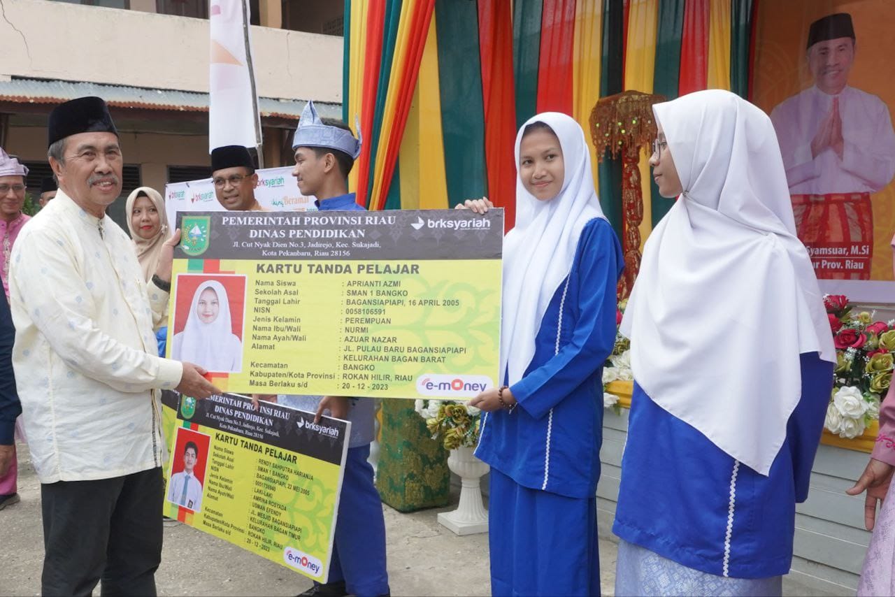 Gubernur Syamsuar Ajak Kepala Sekolah Di Rohil Terapkan Penggunaan E-Money Di Sekolah