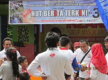 Family Gathering HUT Harian Berita Terkini Ke-3, Hangatnya Rasa Kekeluargaan Dalam Kebersamaan