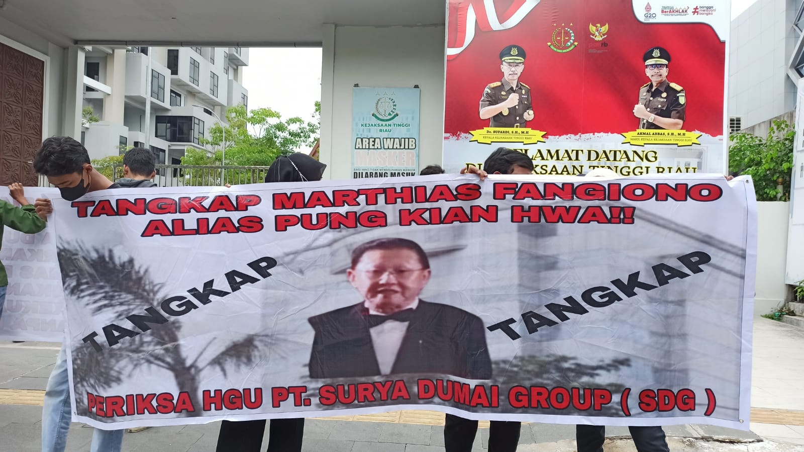 APMP Gelar Unras Minta Kejati Riau Usut PT Surya Dumai Grup