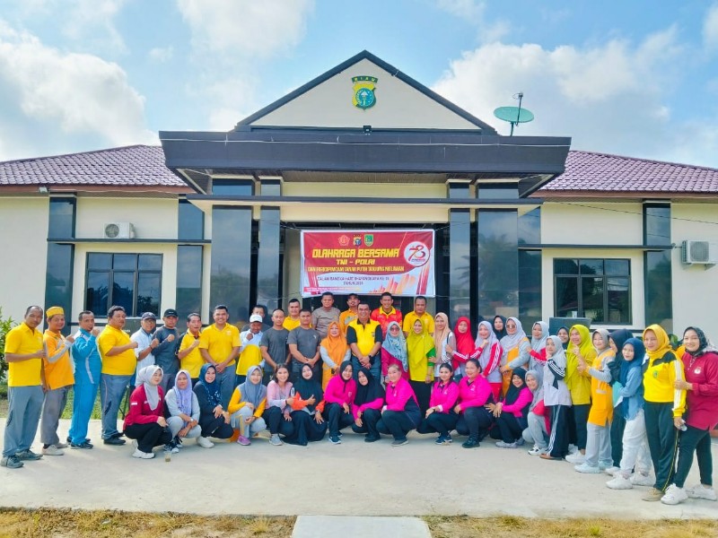 HUT Bhayangkara ke-78, Polsek TPTM Gelar Bakti Kesehatan Bersama TNI dan Masyarakat Rohil