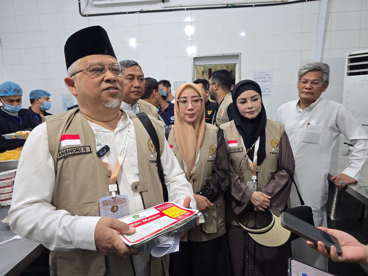 Sidak Katering Haji, Timwas DPR : Biaya Turun, Kualitas Tetap Terjaga