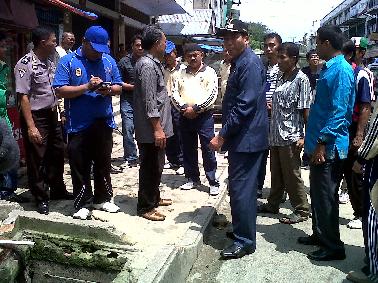 Pasar Bawah Tergenang Banjir Wako Pekanbaru Gelar Sidak