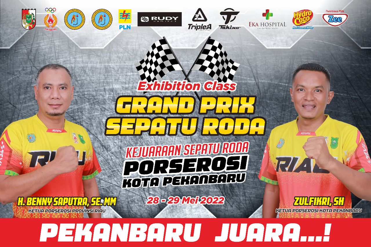 Diikuti 157 Atlet, Porserosi Pekanbaru Gelar Grand Prix Sepatu Roda 2022