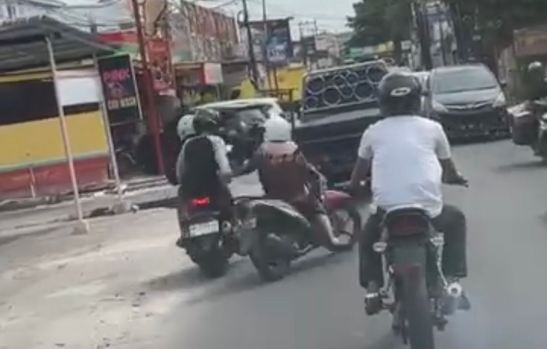 Aksi Dugaan Penjambretan di Pekanbaru Viral di Media Sosial