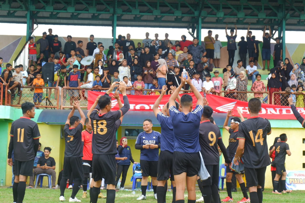 Kapolda Sumbar Cup Polres Tanah Datar Gulung Polres Dharmasraya