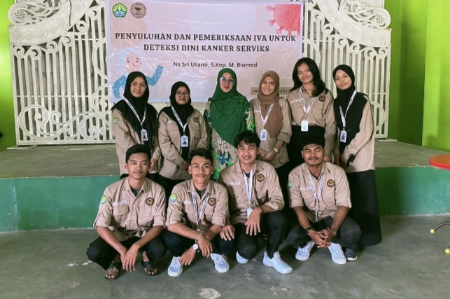 Cegah Kanker Serviks, Mahasiswa Kukerta Unri Lakukan Terobosan