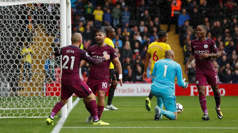 Aguero Hat-Trick, City Cukur Watford 6-0