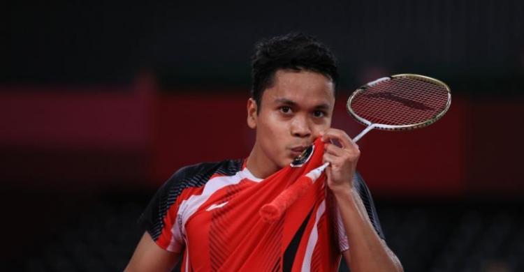 Alami Cedera Pinggang, Ginting Mundur Dari Denmark Open