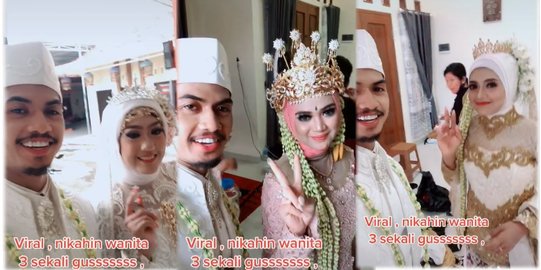 Viral Video, Nikahi 3 Orang Wanita Sekaligus, Pria: Kalau saya mampu kenapa kalian mengujat?