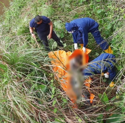 Pemancing Temukan Mayat Dibawah Jembatan Parit Indah Pekanbaru, Ini Identitasnya..