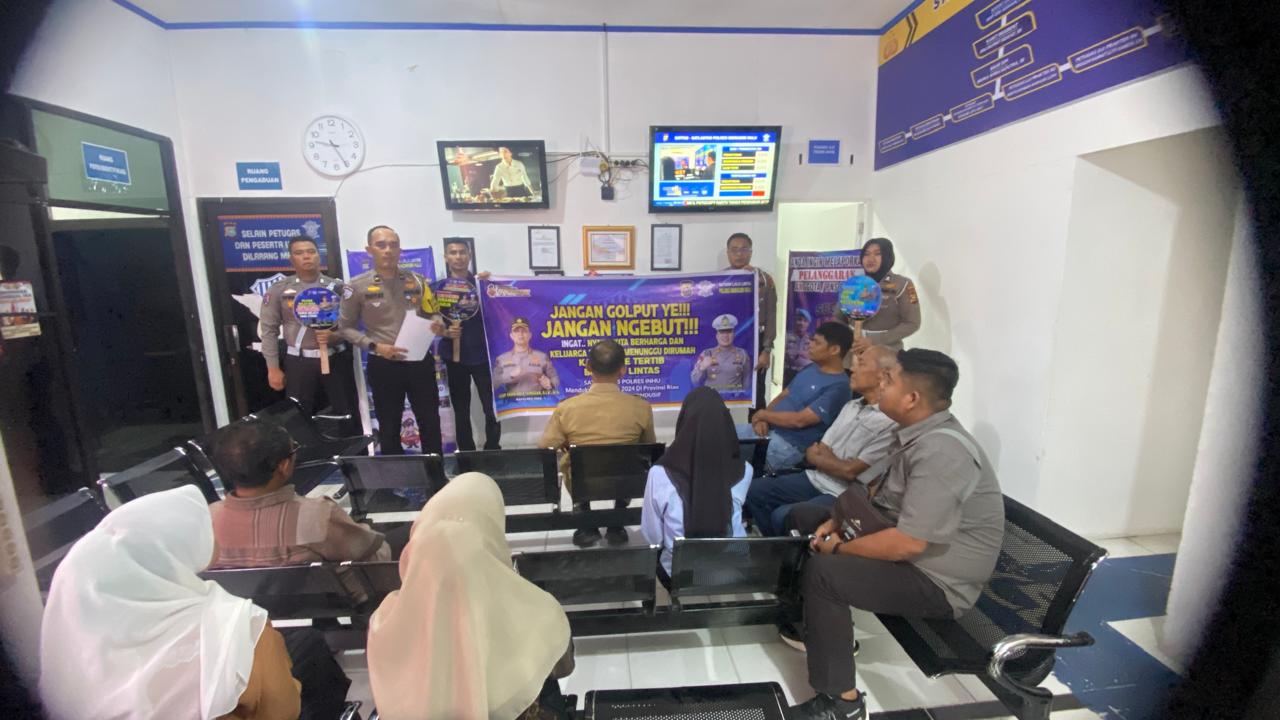 Satlantas Polres Inhu: Jangan Golput, Jangan Ngebut