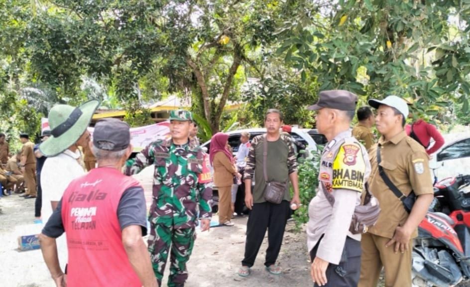 Polsek Langgam Patroli Sinergitas TNI-Polri Jelang Pilkada