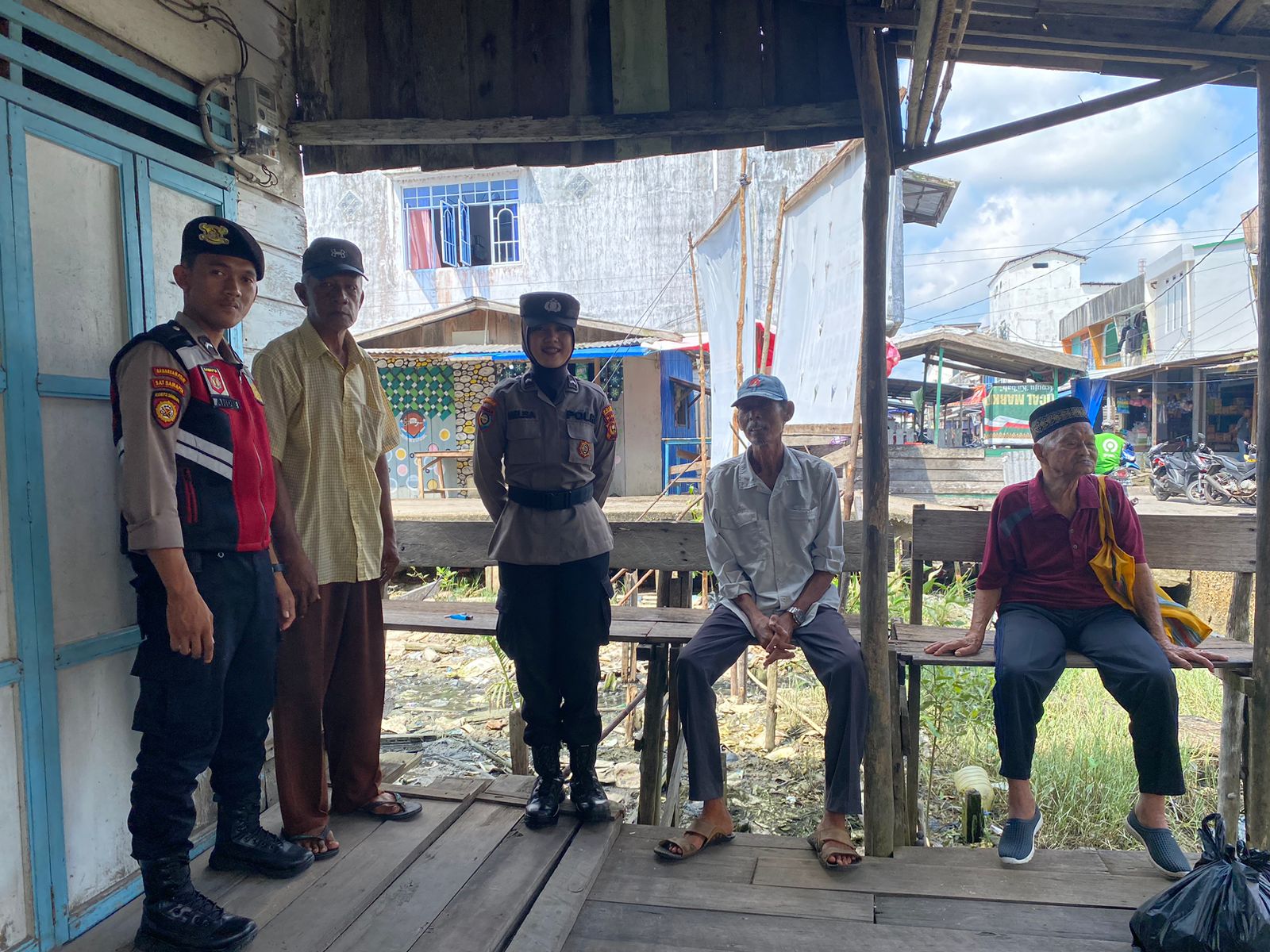 Cooling System Polsek Tanah Merah Ajak Masyarakat Berpartisipasi dalam Pemilu 2024