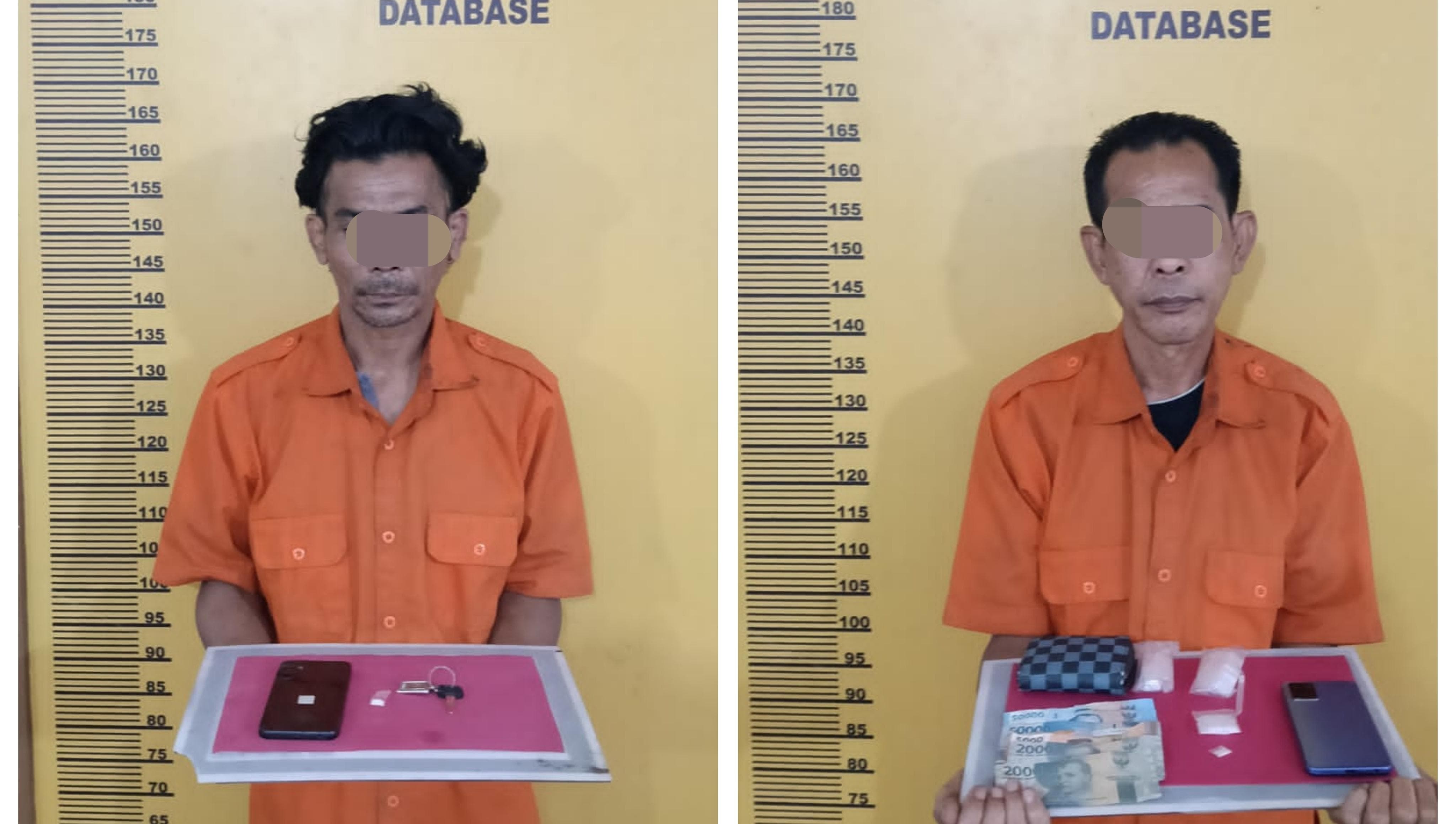 Eks Guru Jadi Pengedar Bersama Rekannya Ditangkap Polres Inhu di Rengat