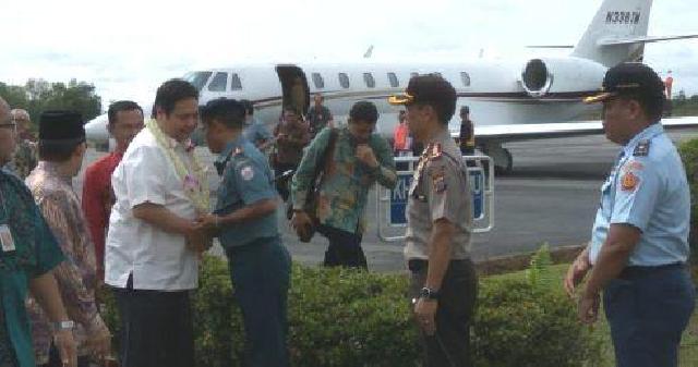 Kedatangan Menteri Perindustrian di Dumai Disambut Demo