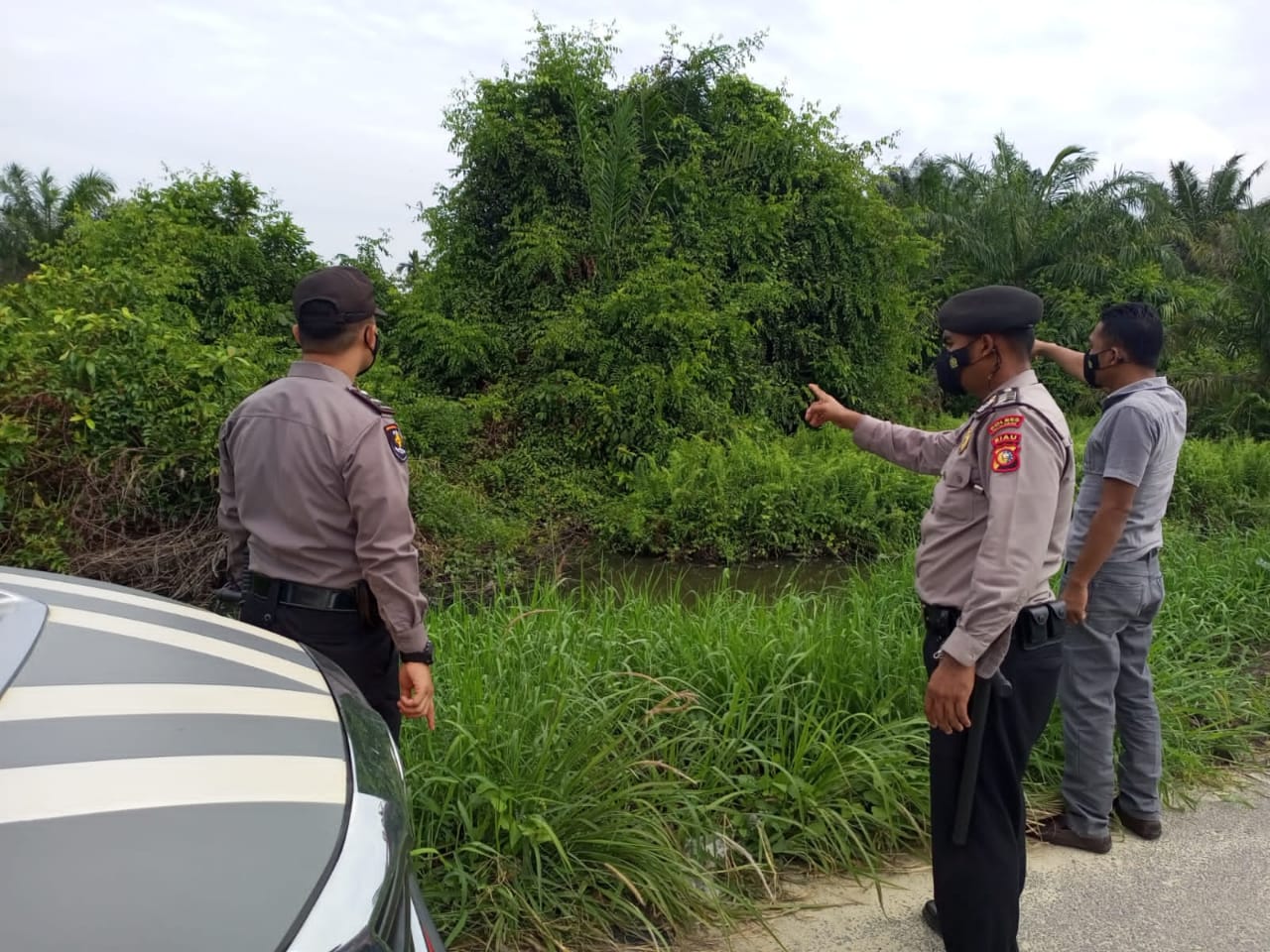 Hindari Terjadinya Karhutla, Polsek Pangkalan Kerinci Patroli ke Lahan Rawan Kebakaran