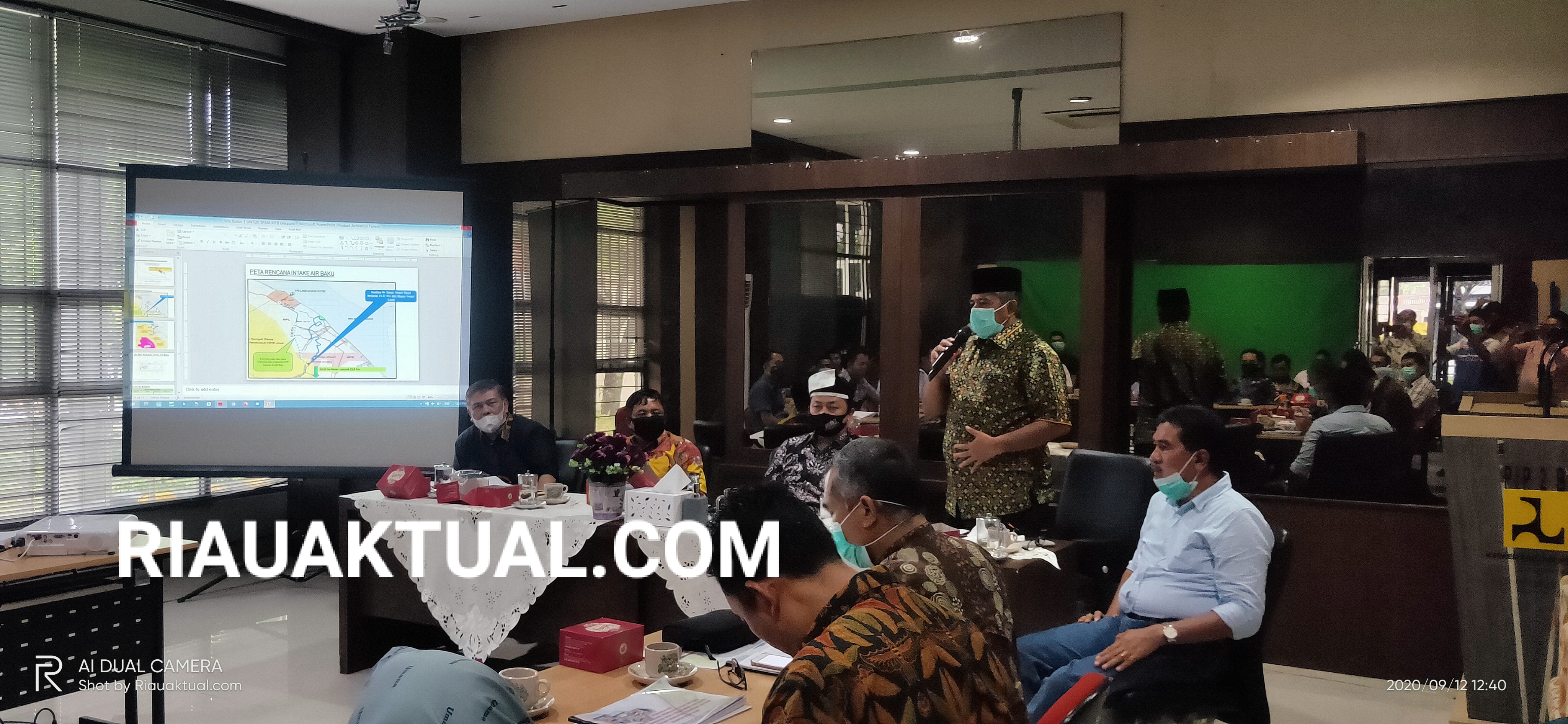 Bupati Siak Alfedri Lakukan Pertemuan Dengan Pimpinan Lintas Sektoral