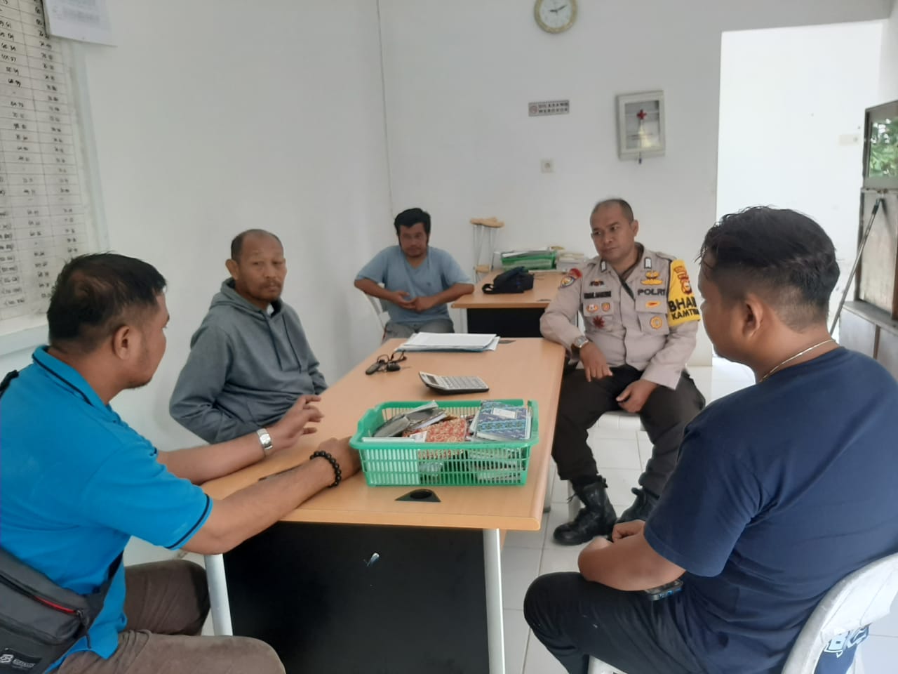 Kapolsek Perhentian Raja Kembali Imbau Warga Cegah Hoax Jelang Pemilu