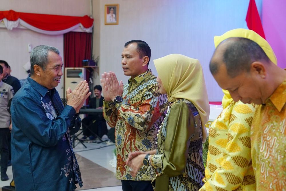 Gubri dan Wagub Riau Hadiri Acara Pisah Sambut Danrem 031/Wira Bima