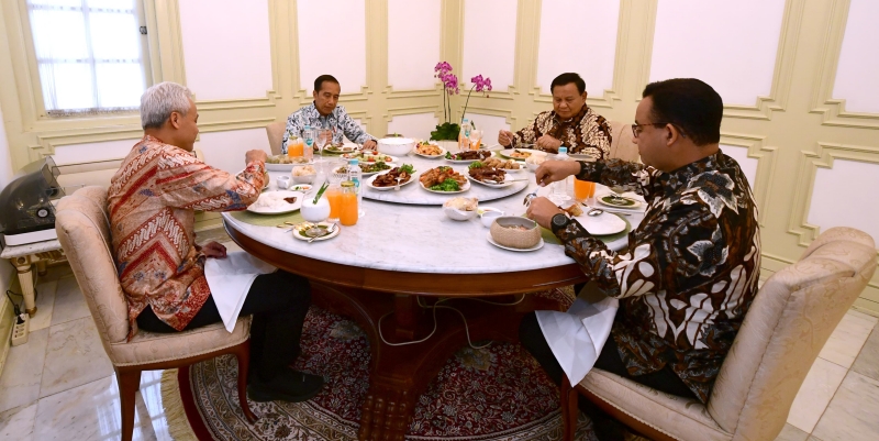 Strategi Makan Siang jadi Cara Jokowi Memenangkan Prabowo-Gibran