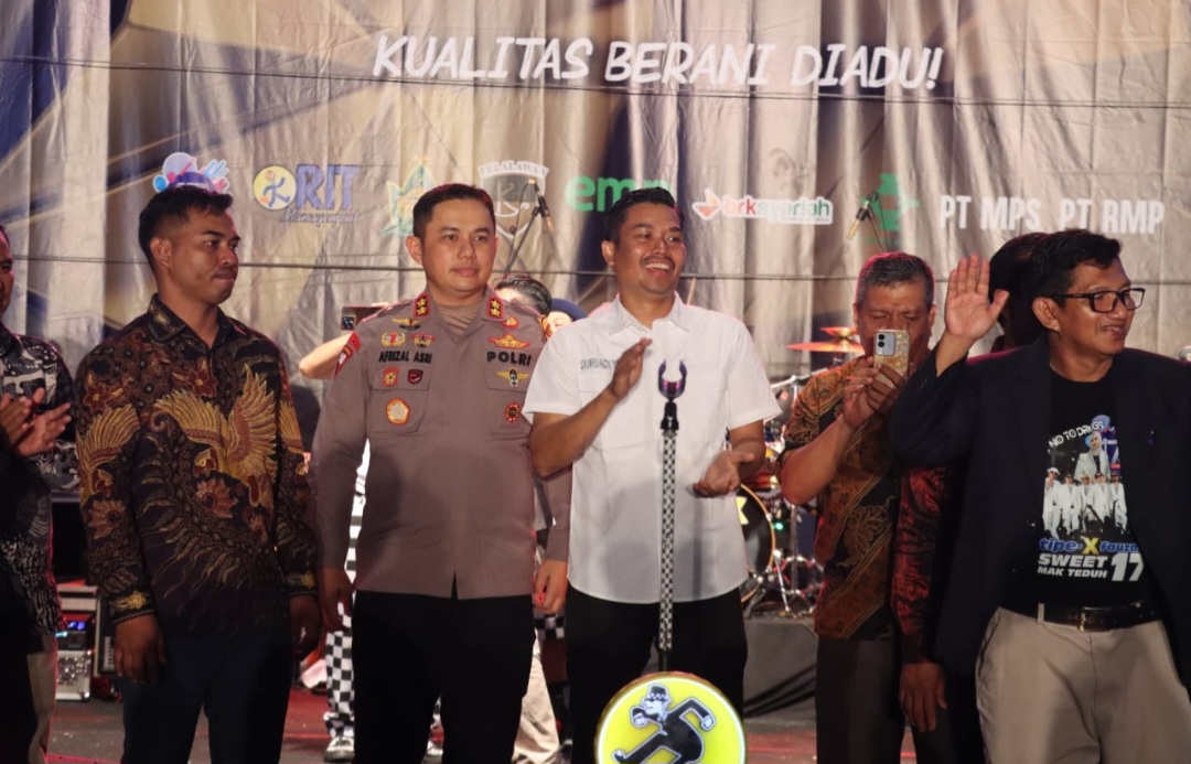 AKBP Afrizal Pastikan Pilkada Pelalawan saat Amankan Konser
