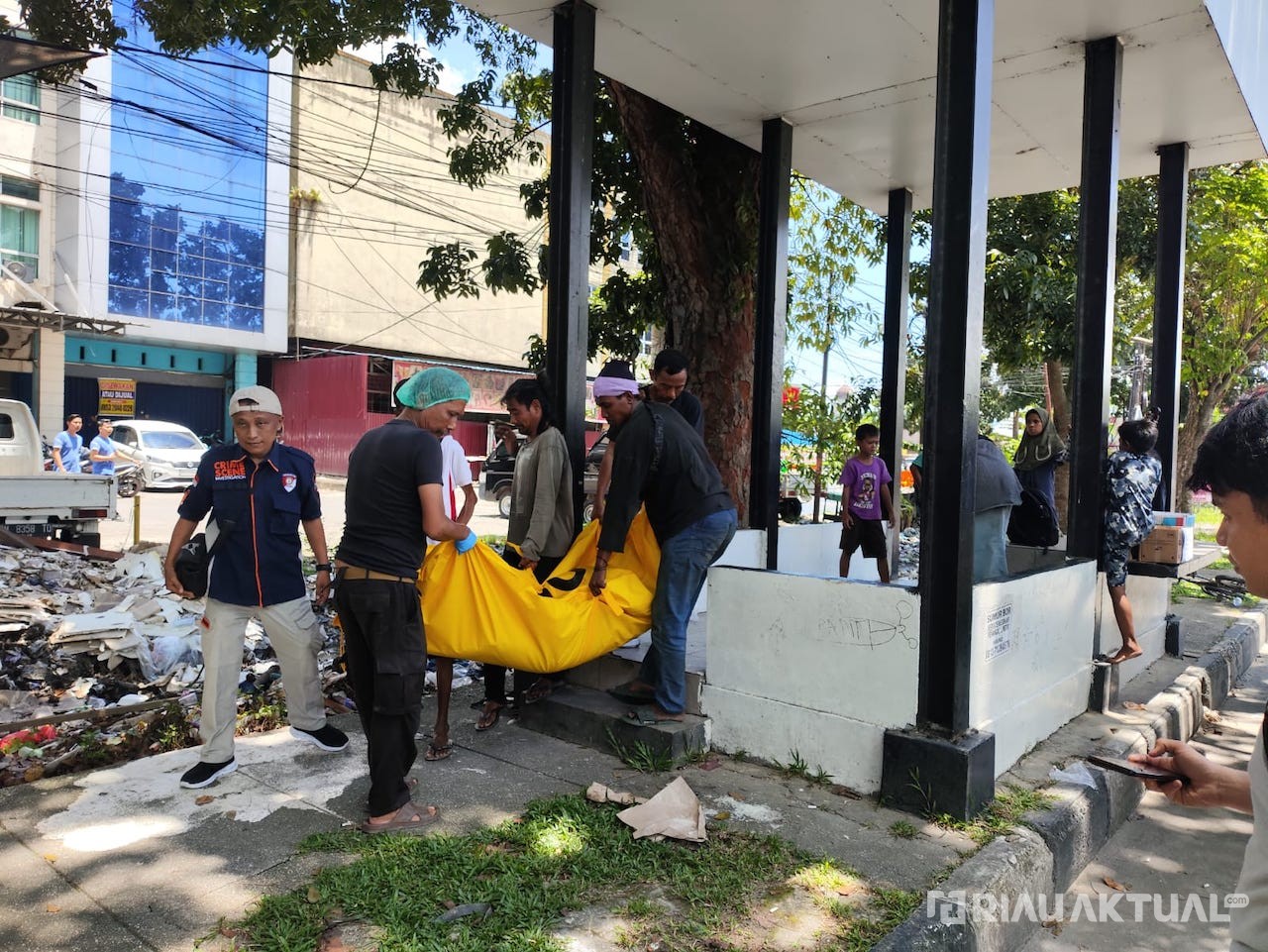 Warga Langsa Meninggal di Halte Pekanbaru, Polisi Selidiki Penyebabnya
