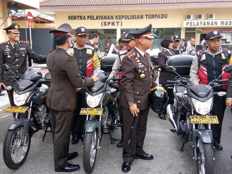 Bhabinkamtibmas Dapat Bantuan Fasilitas 19 Sepeda Motor, Ini Pesan Tegas Kapolresta