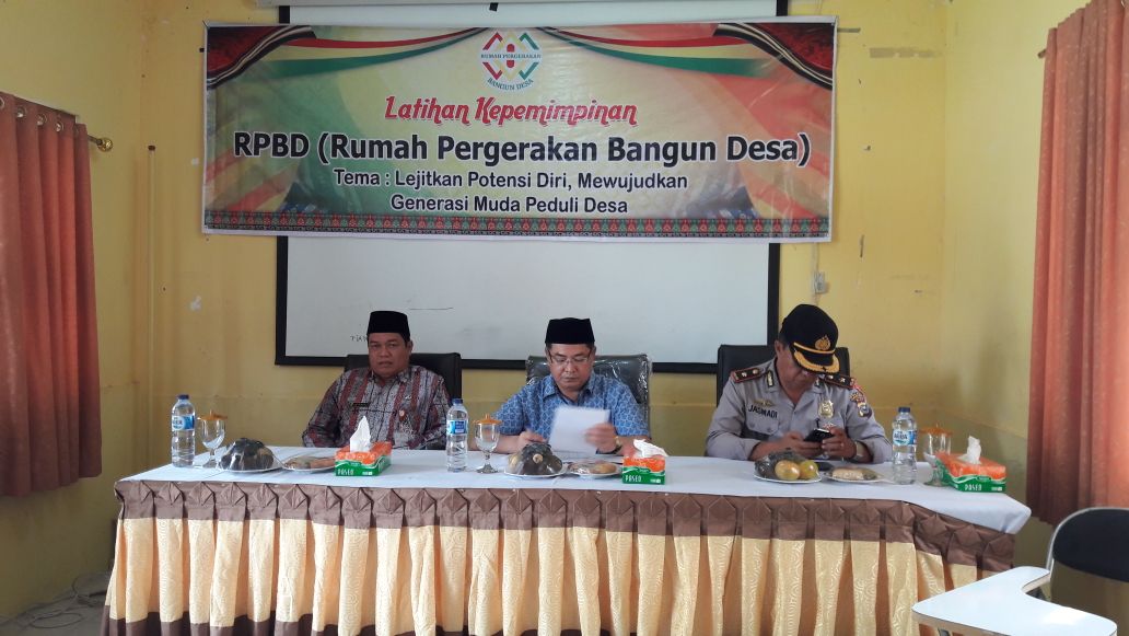 Melaui Pelatihan RPBD Plt. Sekda Berharap Agar Desa di Kuansing Bisa Menjadi Desa Padat Karya