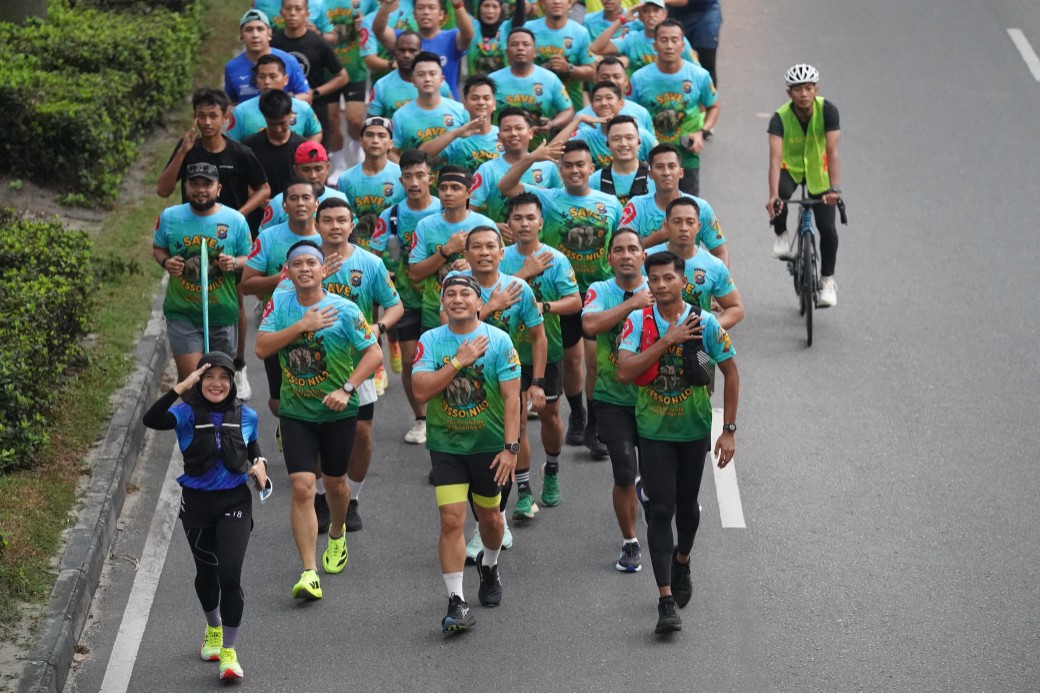 Fun Run Polda Riau 2025, Aksi Lari Sambil Kampanye Cinta Lingkungan
