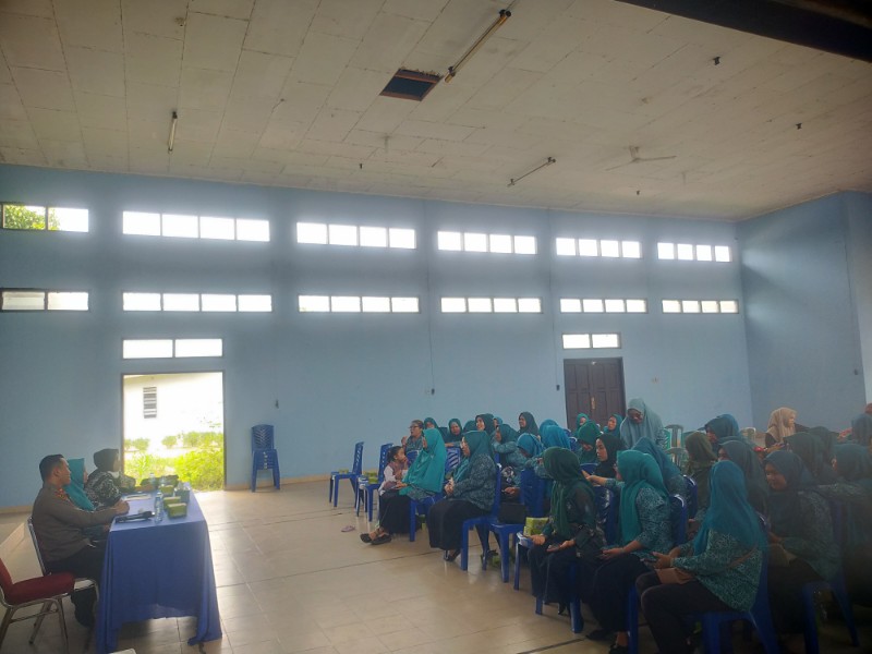Kapolsek Kandis Gelar Kegiatan Cooling System Bersama TP PKK Jelang Pilkada Serentak