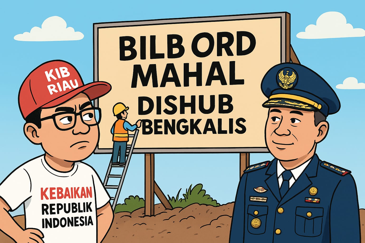 KIB Riau Soroti Proyek Billboard Dishub Bengkalis di Tengah Kebijakan Efisiensi Anggaran