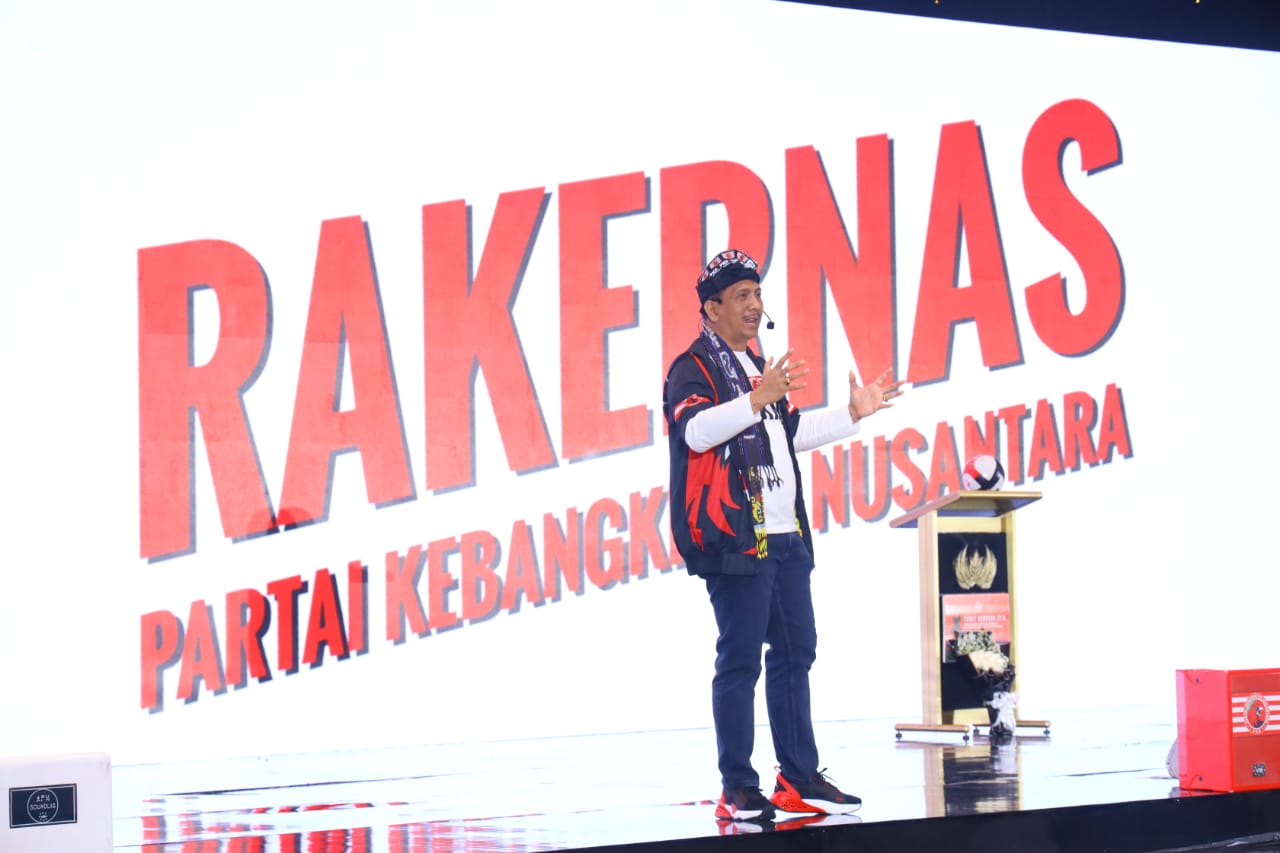 Rakernas I PKN, Ketum Gede Pasek Ingatkan Kader Jangan Turun Gunung