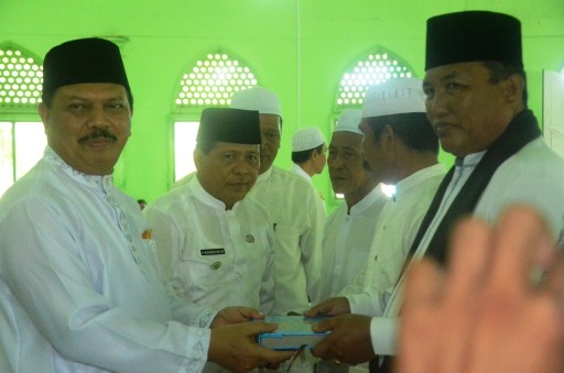 Sekda Inhil Hadiri Istighotsah di Kecamatan Gaung