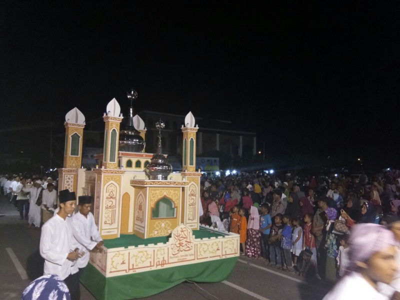 Pawai Takbir Idul Adha 1438 H Menyita Perhatian Masyarakat Bengkalis