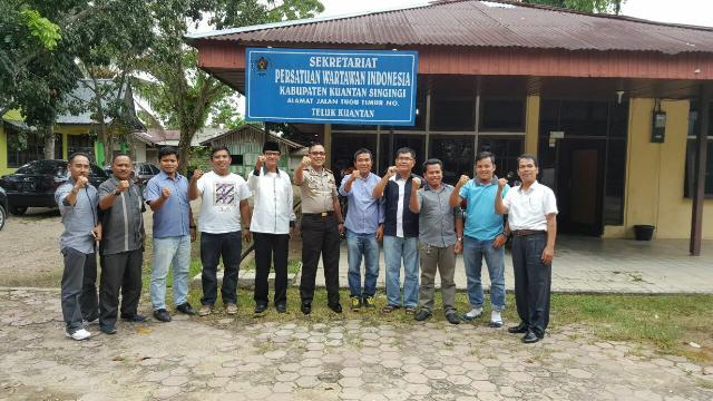 Silaturrahmi dengan PWI, Kapolres Minta Dukungan Jaga Kamtibmas