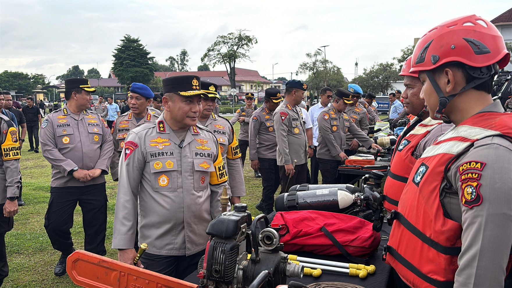 Waspada Luapan Sungai Kampar, 500 Personel Polda Riau Disiagakan