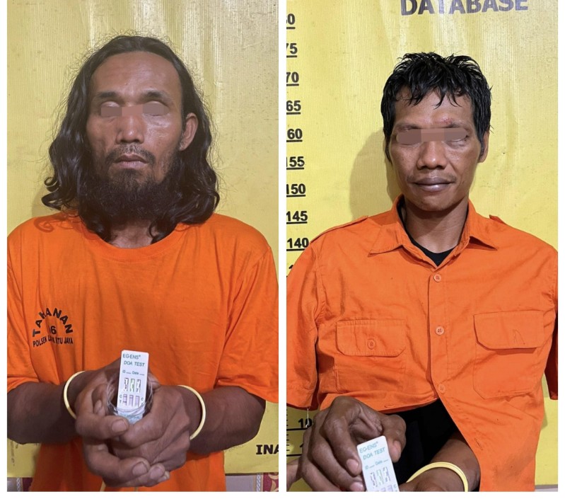 Polsek LBJ Ringkus Spesialis Pembobol Rumah, Pelaku Positif Mengonsumsi Sabu